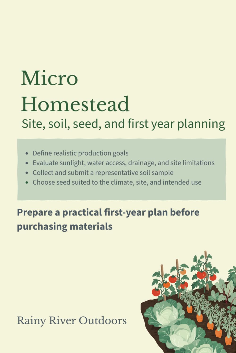 capítulo por capítulo baixar Micro Homestead: Site, soil, seed, and first year planning: 1