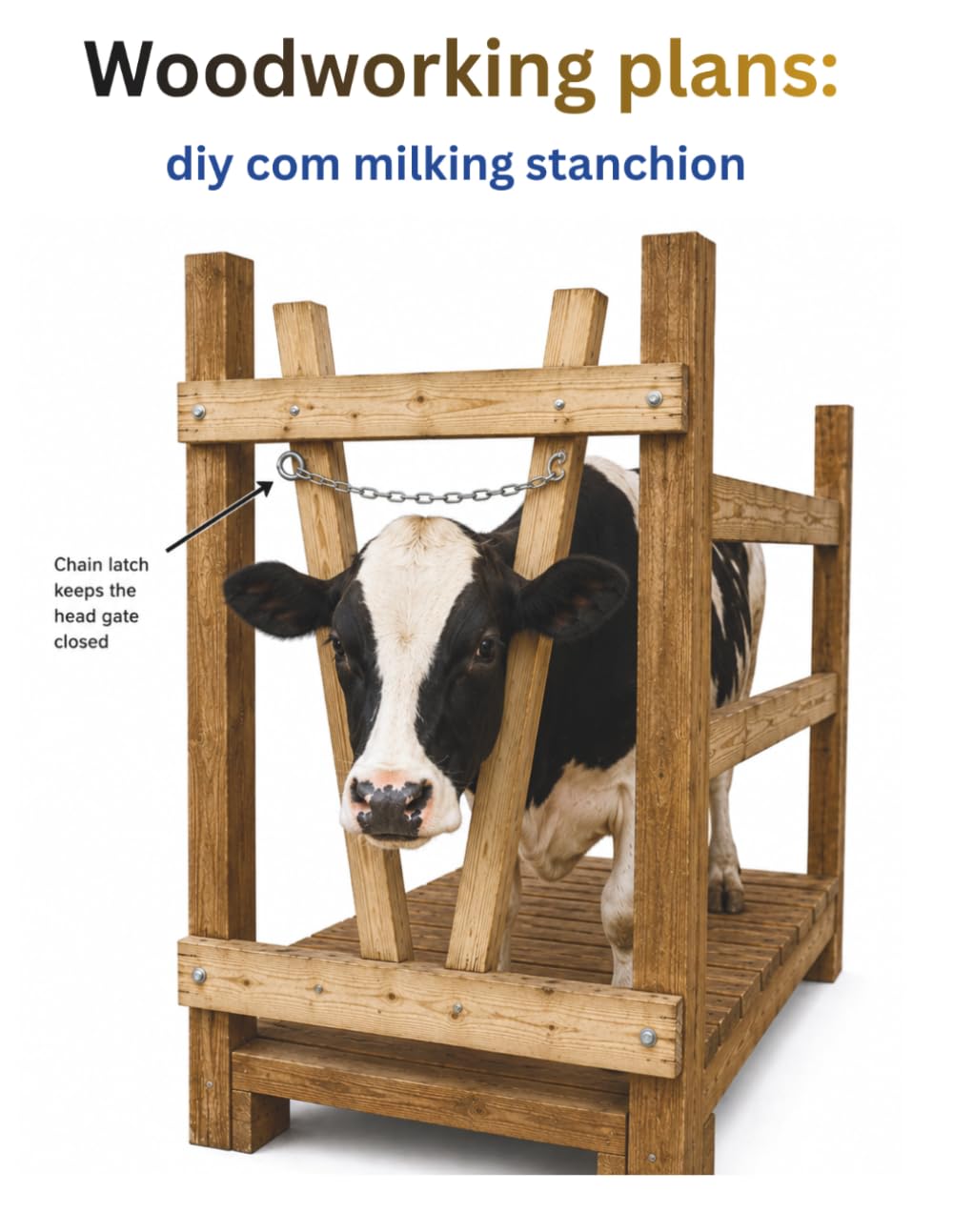 Woodworking plans: Diy Com Milking Stanchion: Step-by-Step Guide to Build a Sturdy Wood Milking Stand for Dairy Cows, Goats & Small Livestock baixar o livro de graça
