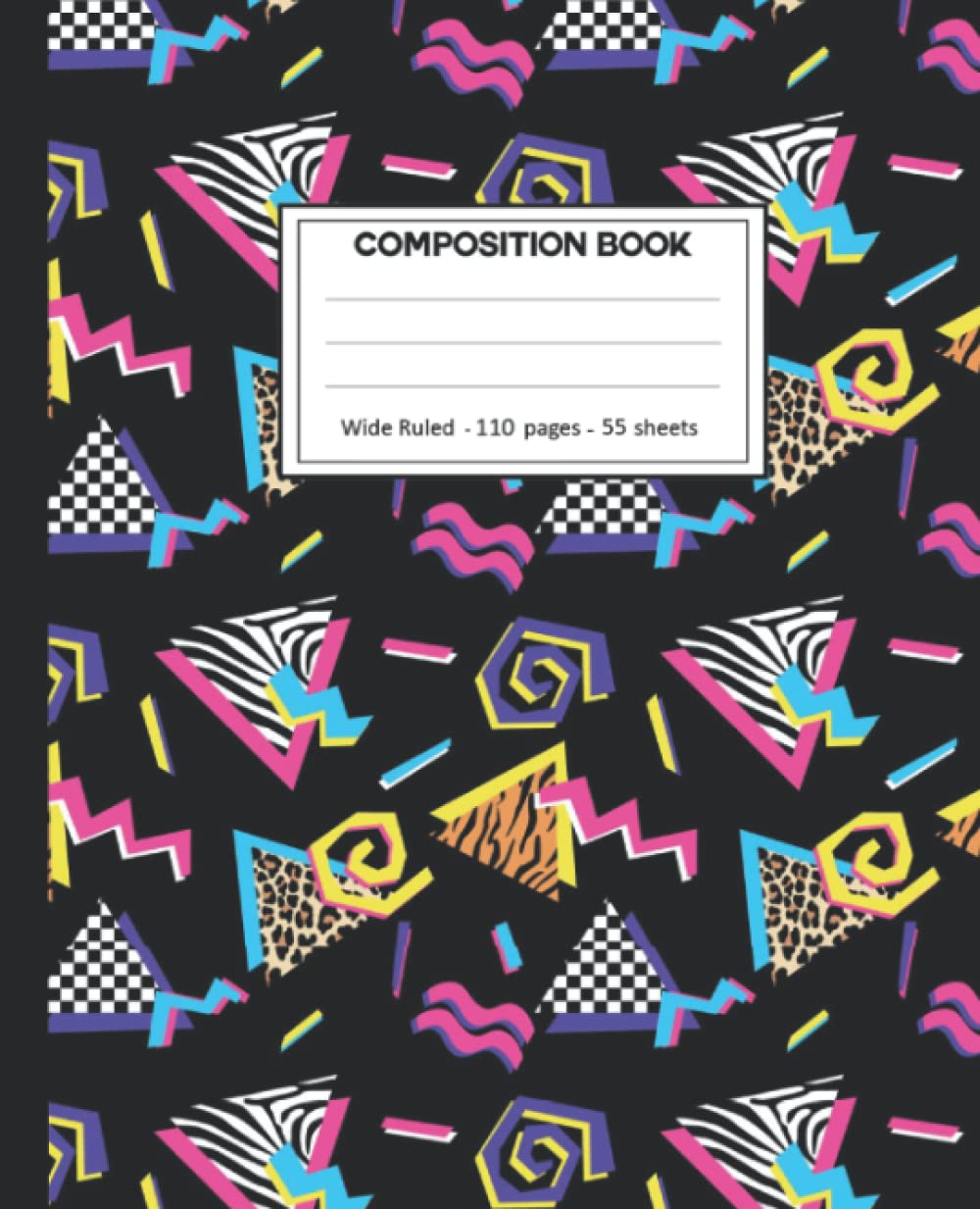 capítulo por capítulo baixar Composition Notebook: College Ruled: 110+ Lined Pages Writing Journal: 80s 90s on White.