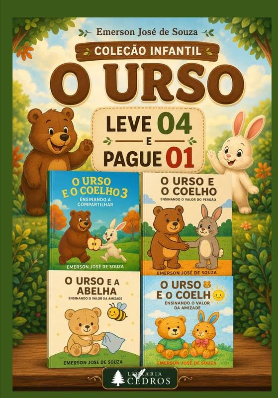 Coleção Infantil - O Urso - Leve 04 e Pague 01: Coleção Infantil - Leve 04 e Pague 01