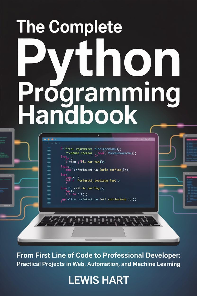 ler totalmente The Complete Python Programming Handbook: From First Line of Code to Professional Developer: Practical Projects in Web, Automation, and Machine Learning (English Edition)