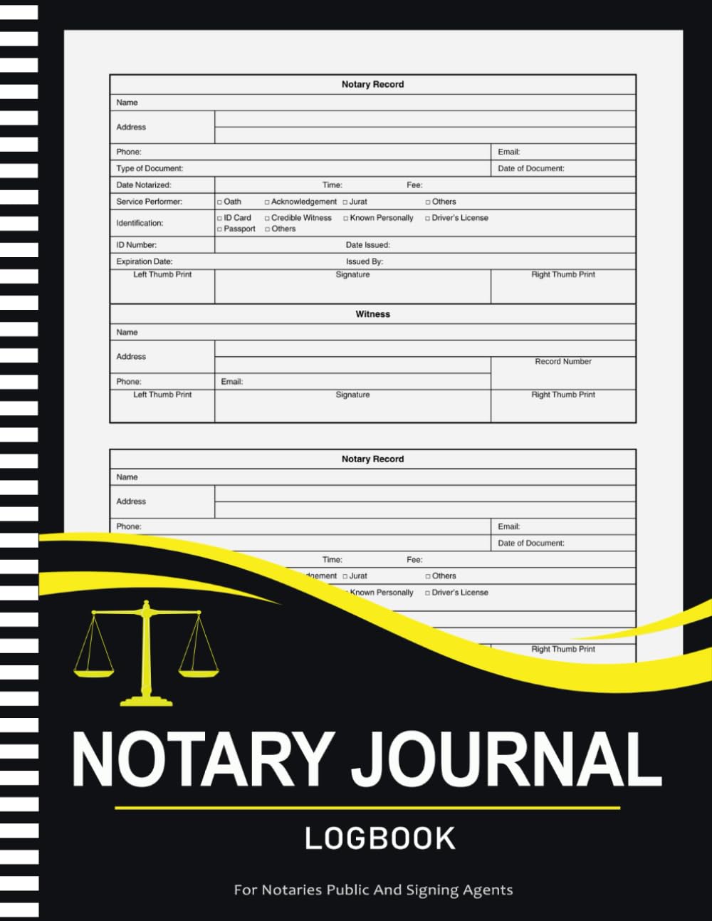 Notary Journal Journal Log Book And Record Keeper For Notaries Public baixar livro de graça