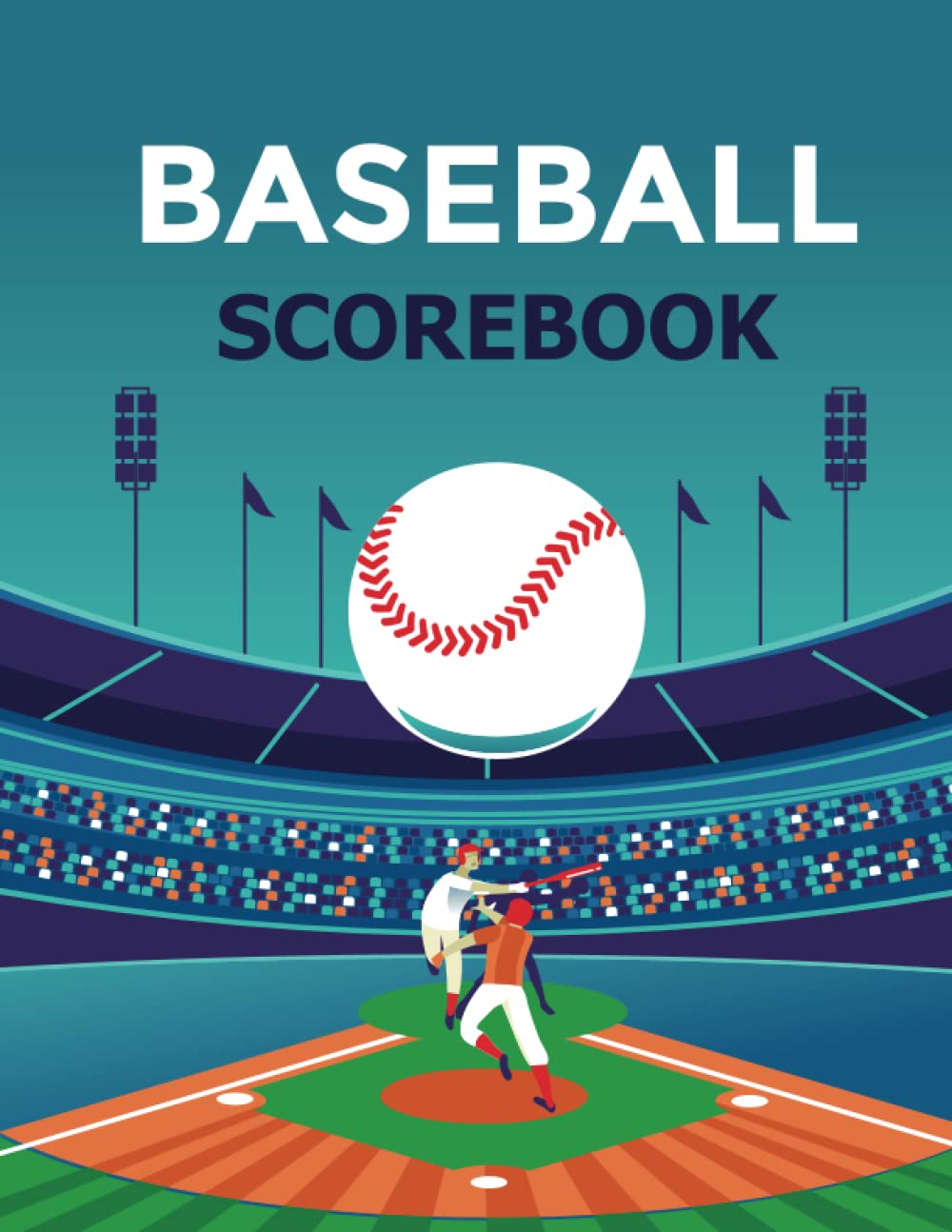 capítulo por capítulo baixar Baseball Scorebook: Baseball or Softball Scorekeeping book - 120 Games Score Sheets - Large Print