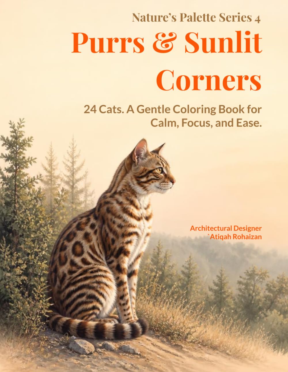 Purrs & Sunlit Corners: 24 Cats. A Gentle Coloring Book for Calm, Focus, and Ease. (Nature’s Palette Series) baixar o livro de graça