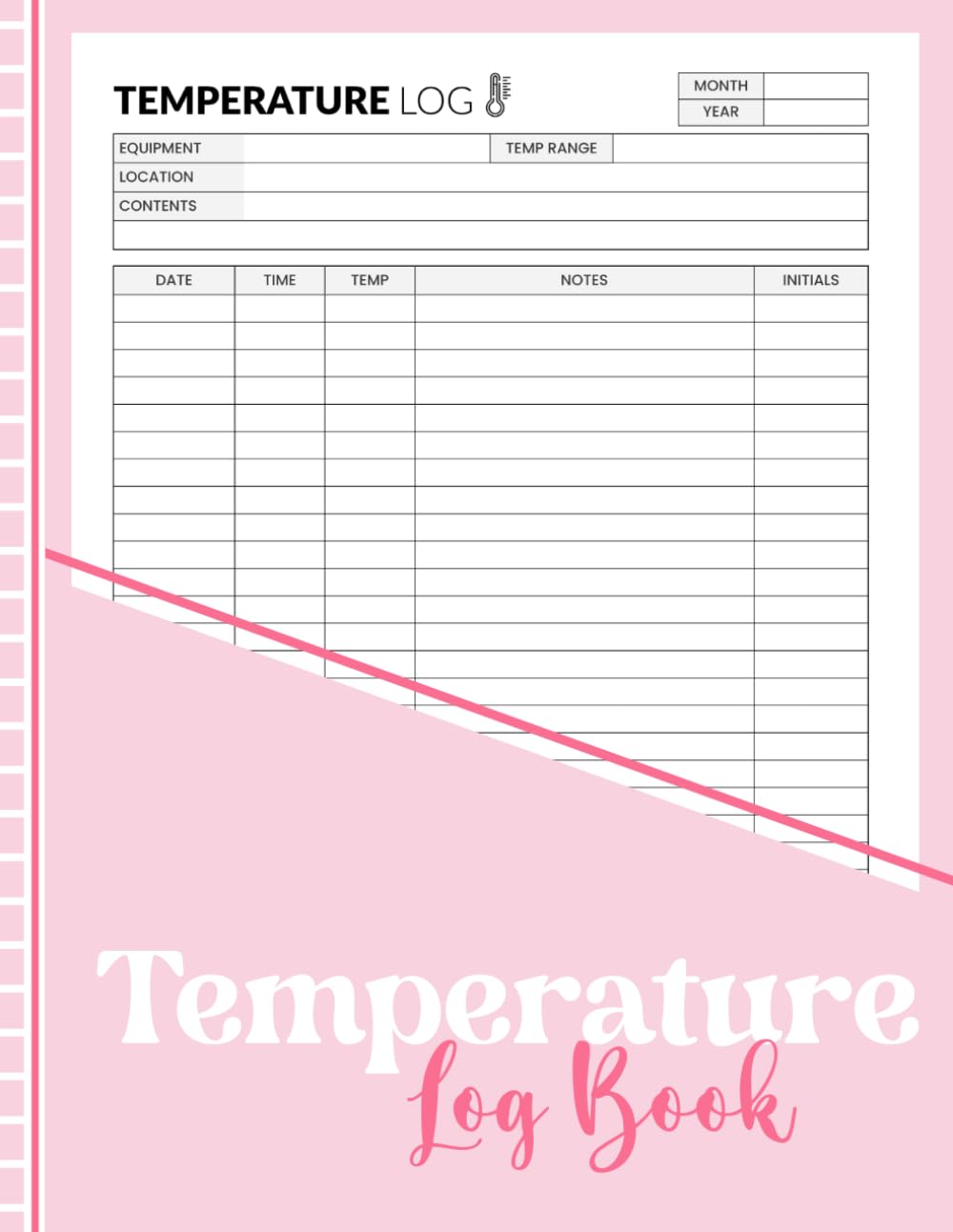 Fridge Temperature Log Book: Simple Refrigerator Temperature Record Book for Daily Fridge Logs, Food Storage, and Kitchen Use baixar livro de graça