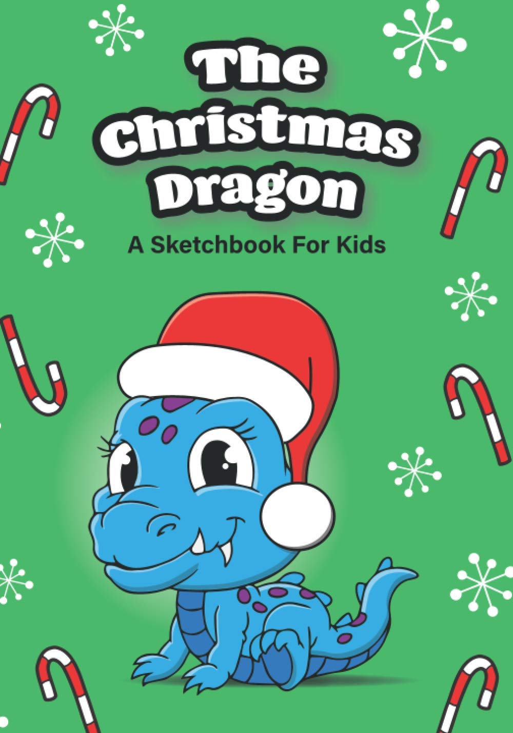 ler totalmente The Christmas Dragon: A Sketchbook For Kids | Blank Paper To Practice Drawing, Writing, Or Doodling