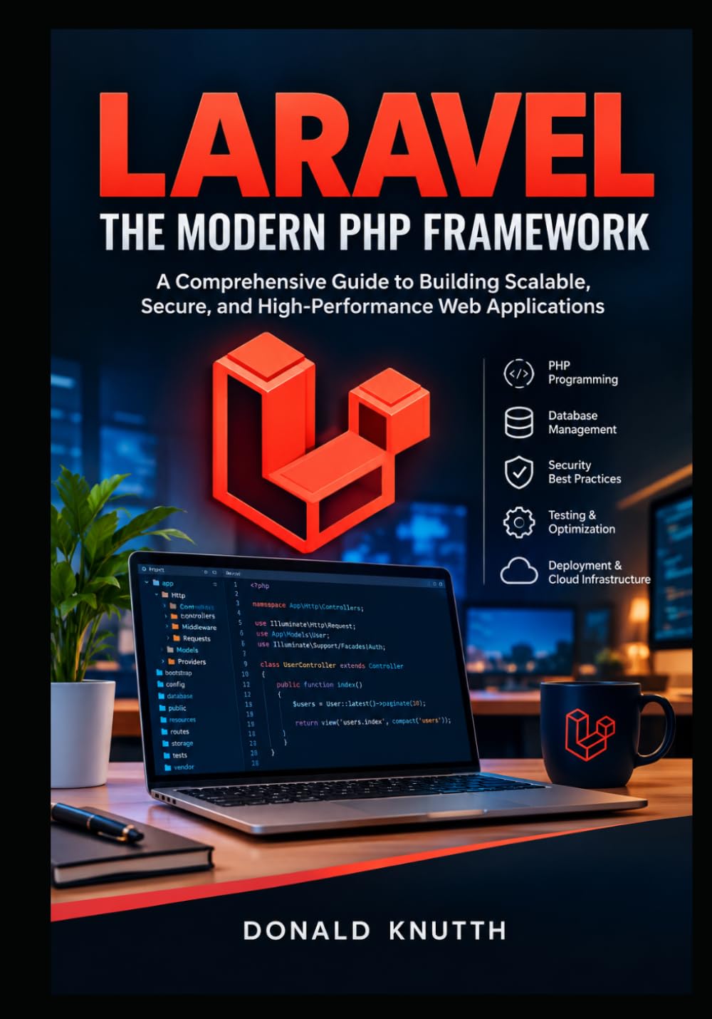 capítulo por capítulo baixar Laravel: THE MODERN PHP FRAMEWORK: A Comprehensive Guide to Building Scalable, Secure, and High Performance Web Applications