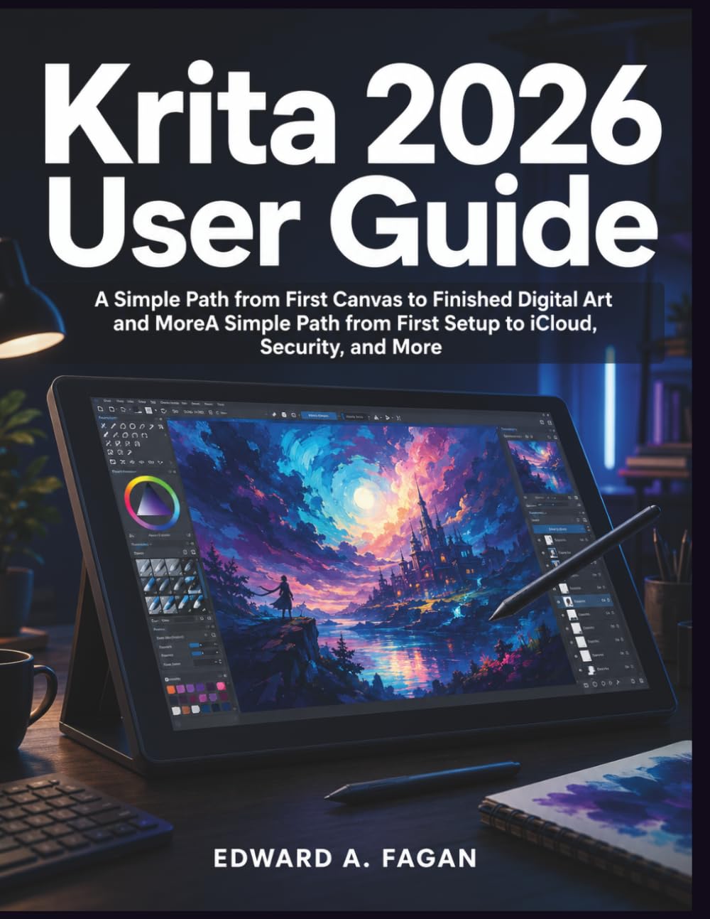 ler totalmente Krita 2026 User Guide: A Simple Path from First Canvas to Finished Digital Art and More
