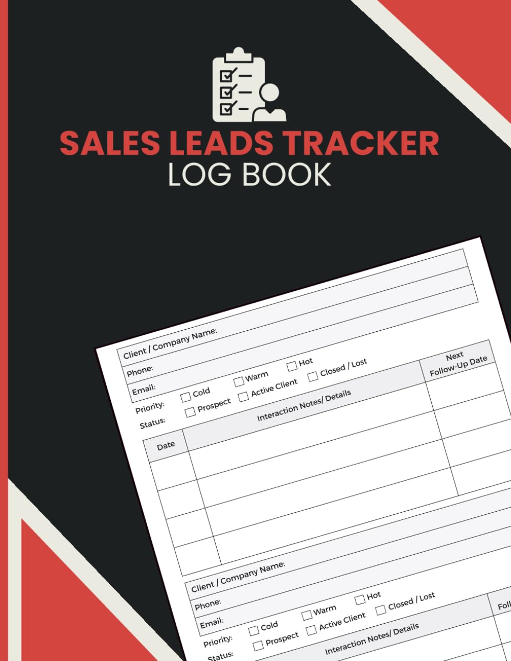 Sales Leads Tracker Log Book: Track Prospects, Contact Details, Sales Conversations and Follow-Up Dates for Entrepreneurs, Realtors and Small Business Owners baixar o livro de graça