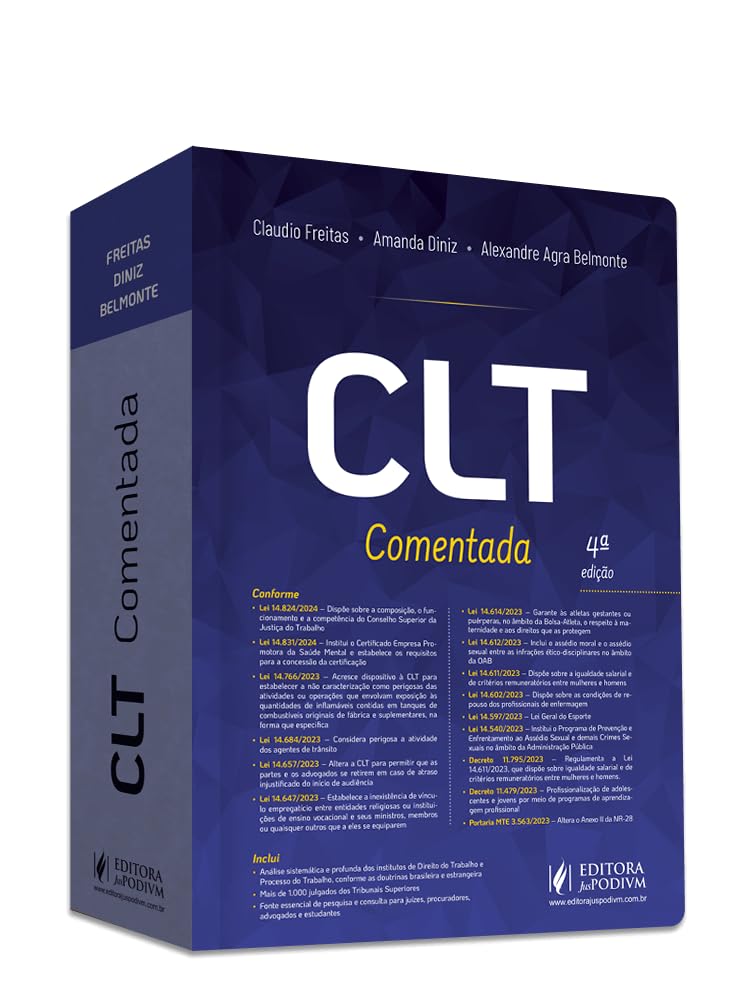 CLT Comentada (2024) baixar livro de graça