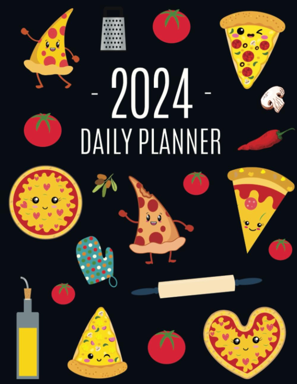 Pizza Planner 2024: Funny Organizer: January–December (12 Months) | Agenda With Delicious Italian Pizza Slices baixar o livro de graça