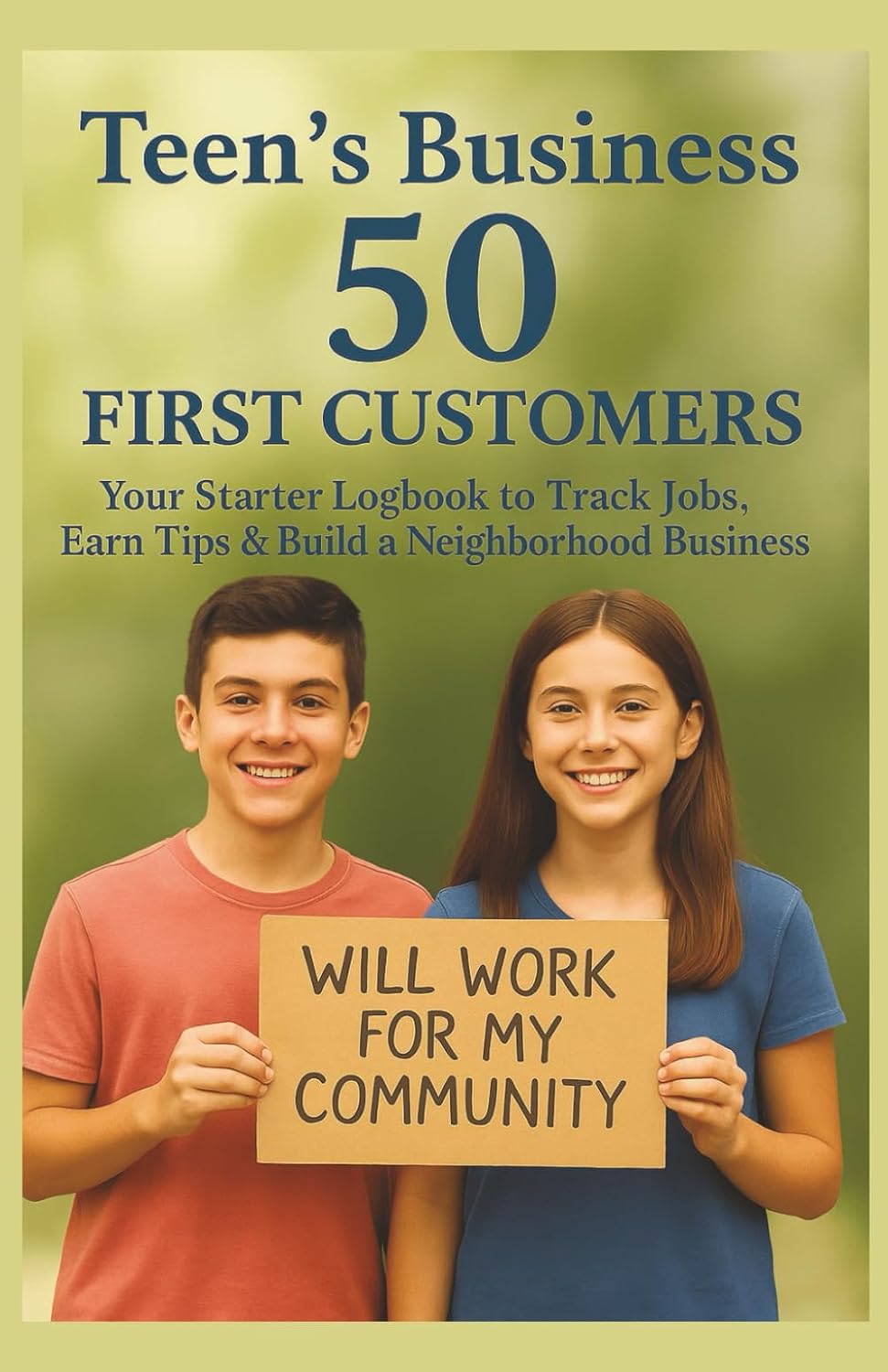 Teen's Business: 50 First Customers: Your Starter Logbook to track Jobs Earn Tips & Build a Neighborhood Business, Great recordkeeping for first Job... and resource for Teens from 10 to adult, baixar livro de graça