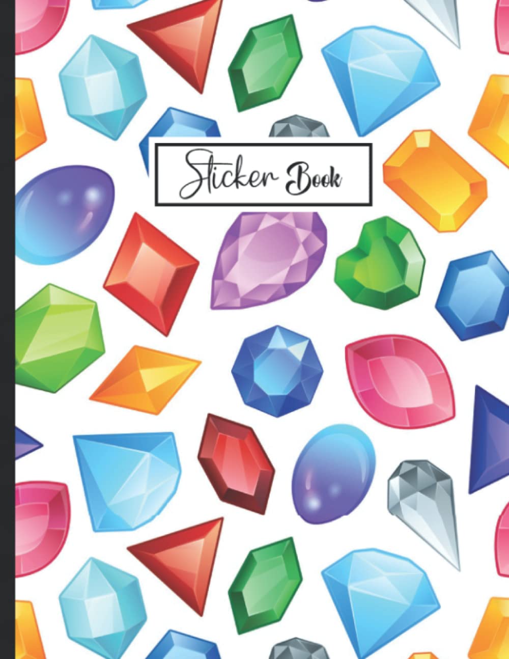 Sticker Book: Blank Sticker Collection Book for Girls with Gems. baixar o livro de graça