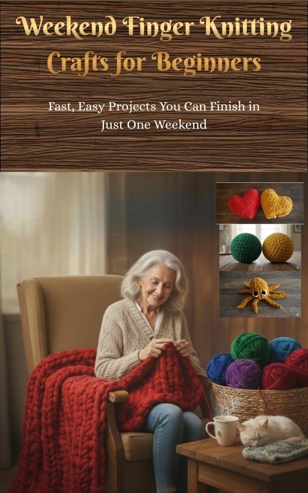 Weekend Finger Knitting Crafts for Beginners: Fast, Easy Projects You Can Finish in Just One Weekend (English Edition) baixar o livro de graça