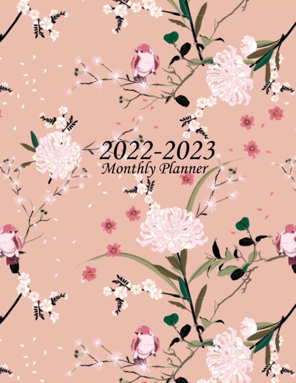 capítulo por capítulo baixar 2022-2023 Monthly Planner: Large Two Year Planner with Flower Cover Jan 2022 - Dec 2023 8.5" x 11"