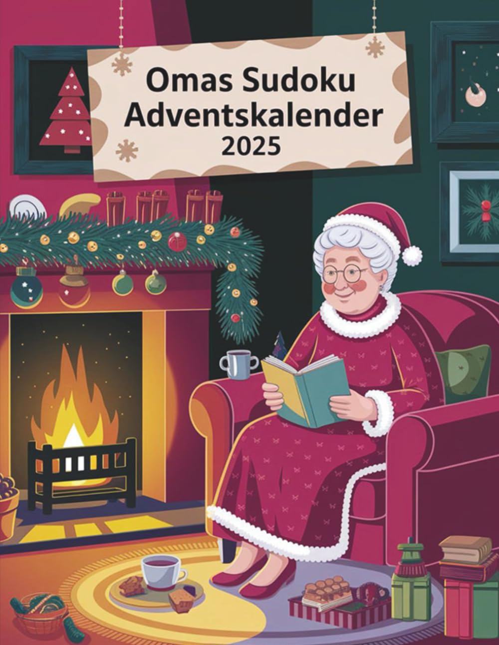 ler totalmente Omas Sudoku Adventskalender 2025: 24 Tage Rätselspaß mit je 3 Sudokus von leicht bis schwer | Große Schrift & Lösungen – ideal für Erwachsene, Rentner und Senioren