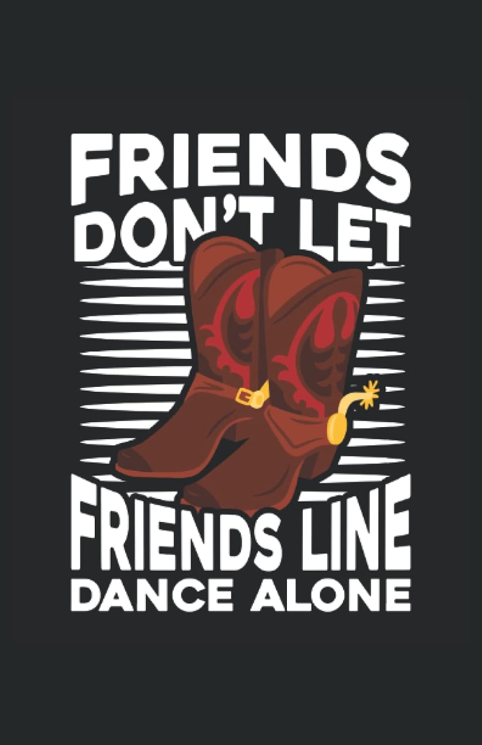 Freunde lassen nicht alleine Line Dance: Notizbuch 120 Seiten kariert Din A5-6"x 9" (German Edition) baixar o livro de graça