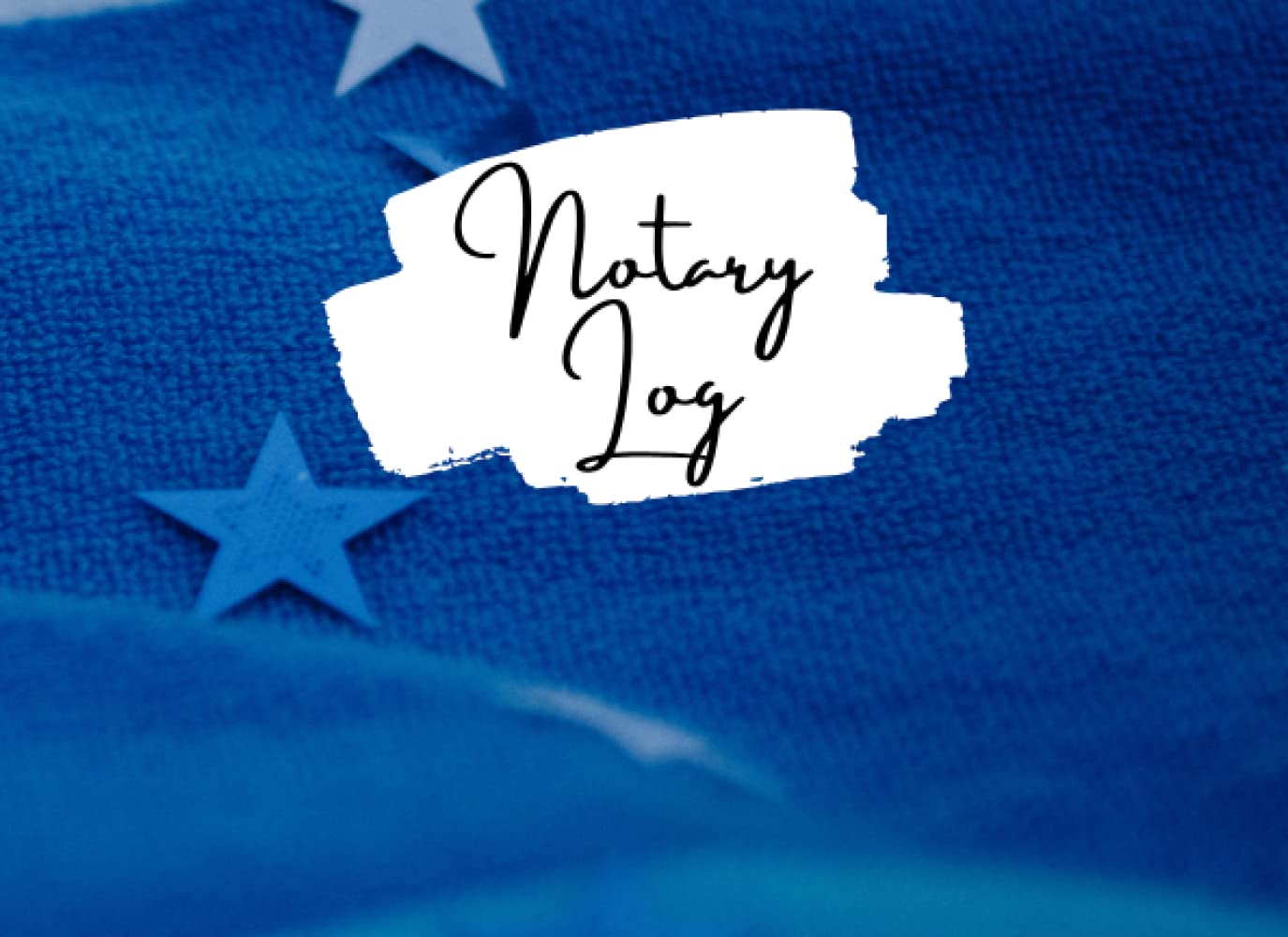 Notary Log Book - One Page Entries, Blue Star Cover baixar livro de graça