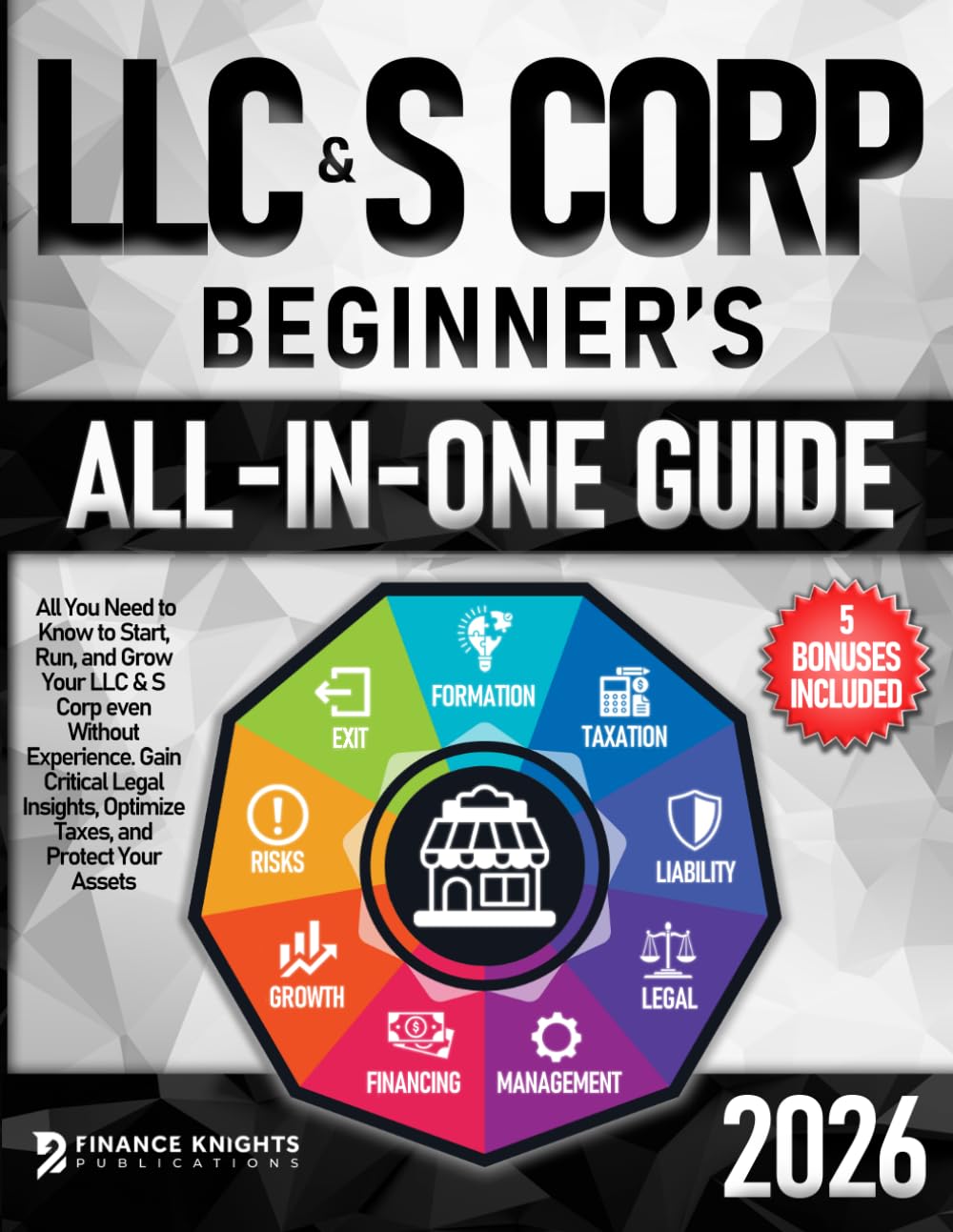 LLC & S Corp Beginner’s All-in-One Guide: All You Need to Know to Start, Run, and Grow Your LLC & S Corp even Without Experience. Gain Critical Legal Insights, Optimize Taxes, and Protect Your Assets. baixar livro de graça