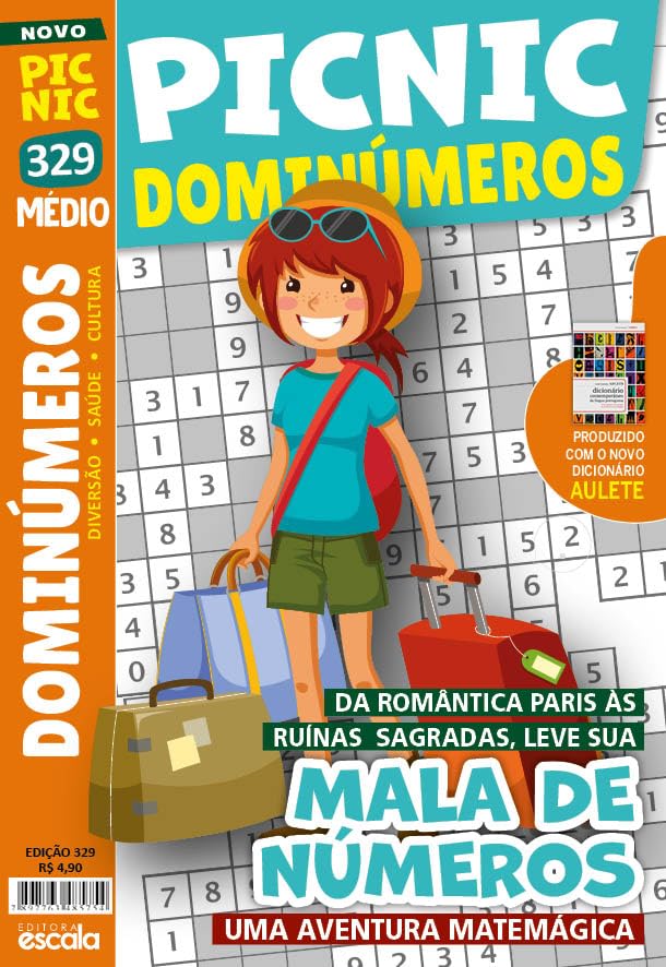 ler totalmente Picnic Diminúmeros - Mala de Números - Médio: 329