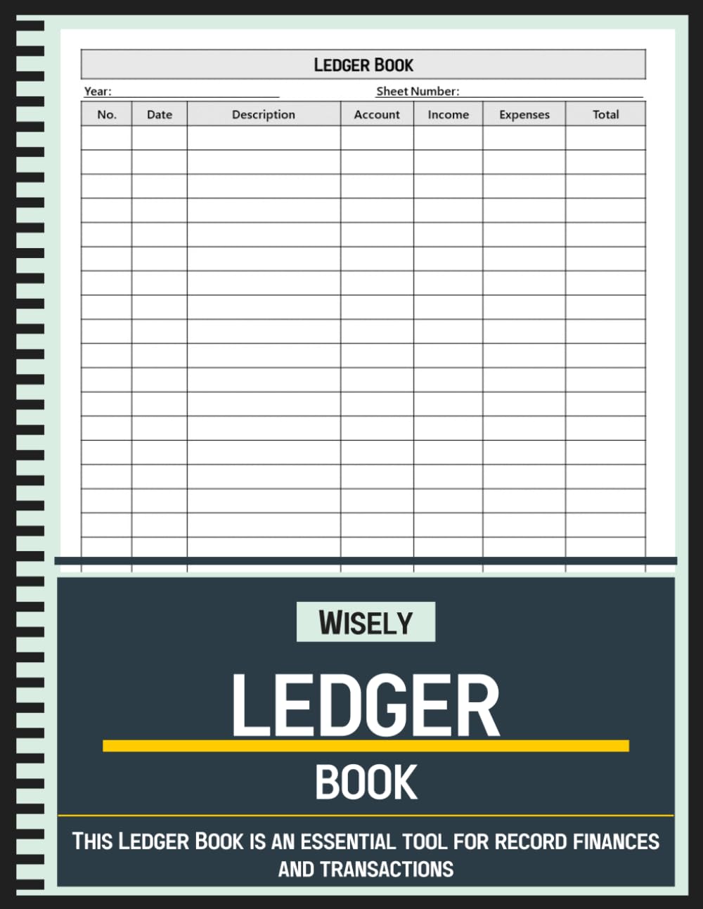 Ledger Book: Income and Expense Log Book, Accounting Ledger For Small Business and Personal Finance for Bookkeeping baixar livro de graça