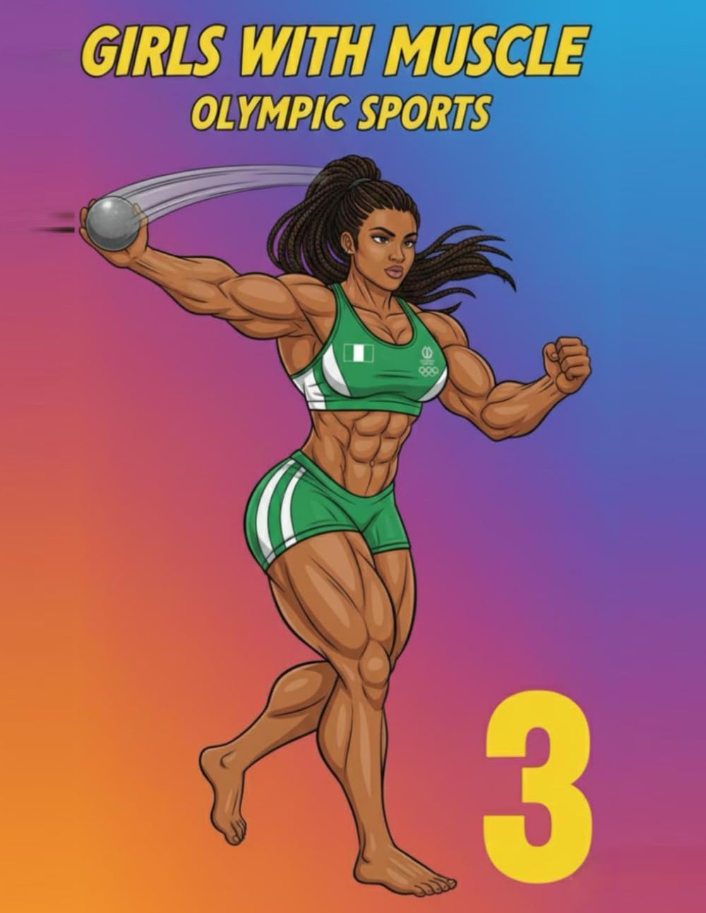 ler totalmente Girls With Muscle Coloring Book 3: Olympic Sports