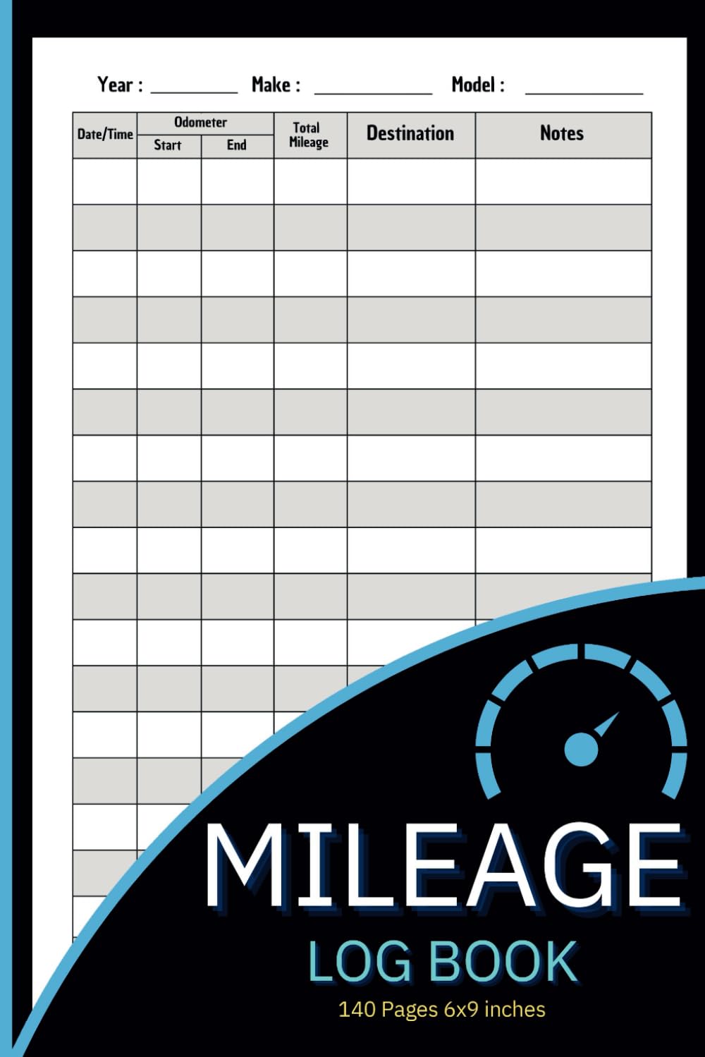 capítulo por capítulo baixar Mileage Log Book: Vehicle Mileage Journal, Odometer Tracker Logbook, Car & Truck Miles Tracker For Small Business & Personal Taxes |140 Pages |6x9 Inches