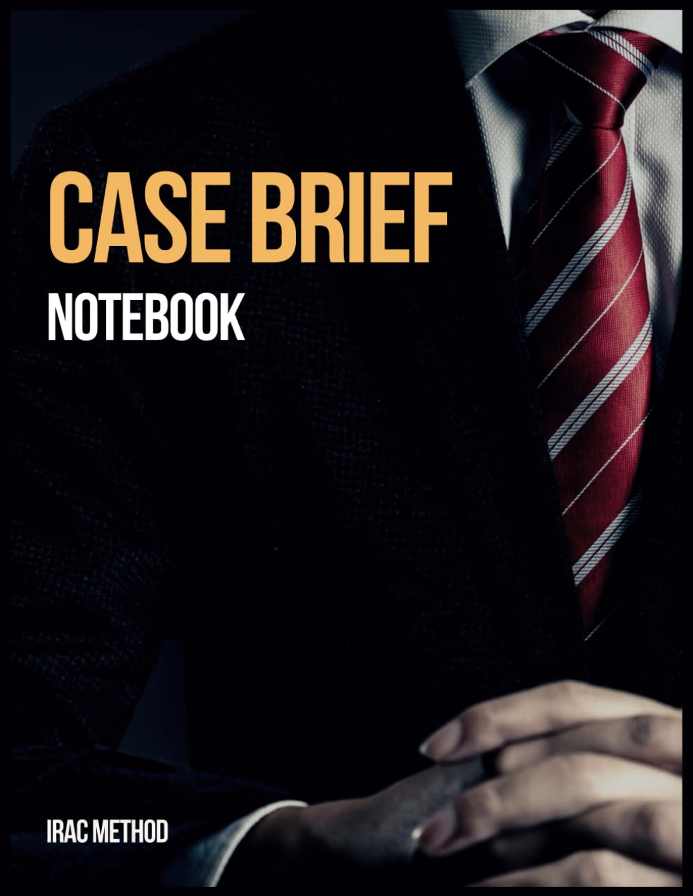 ler totalmente Case Brief Notebook black: using IRAC Method for Law Students | Legal Study Aid Organizer with Trial and Criminal/Civil Analysis) - 110 pages | Large Print Size 8.5 x 11
