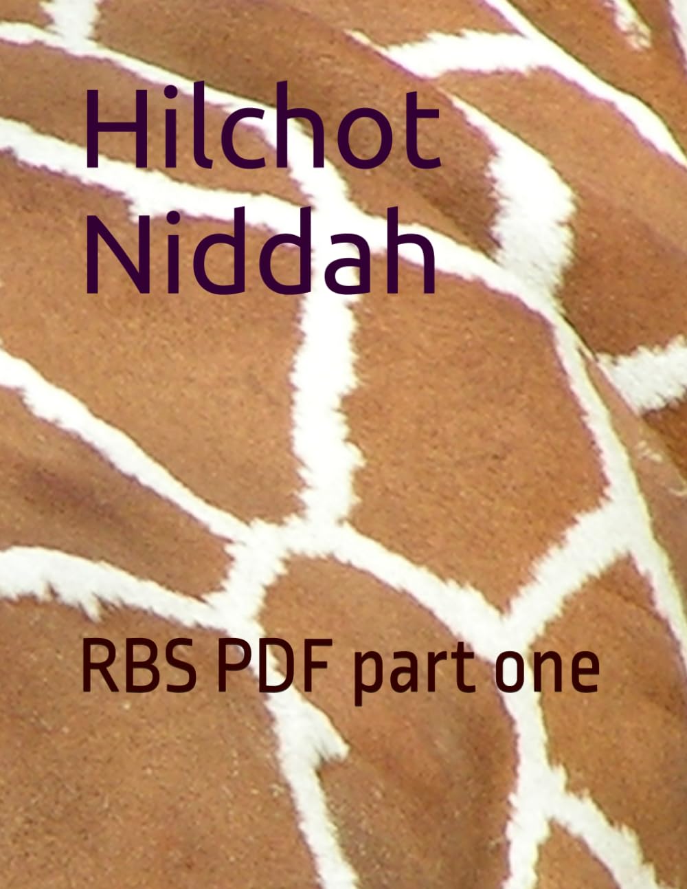 ler totalmente Hilchot Niddah: RBS PDF part one