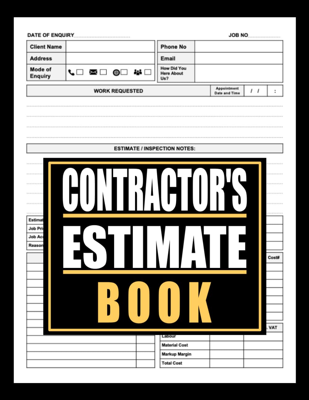 capítulo por capítulo baixar Estimate Book Contractor: Organize, Estimate, Succeed | Your Contractor's Handbook | The Ultimate Contractor's Companion for Project Estimates.