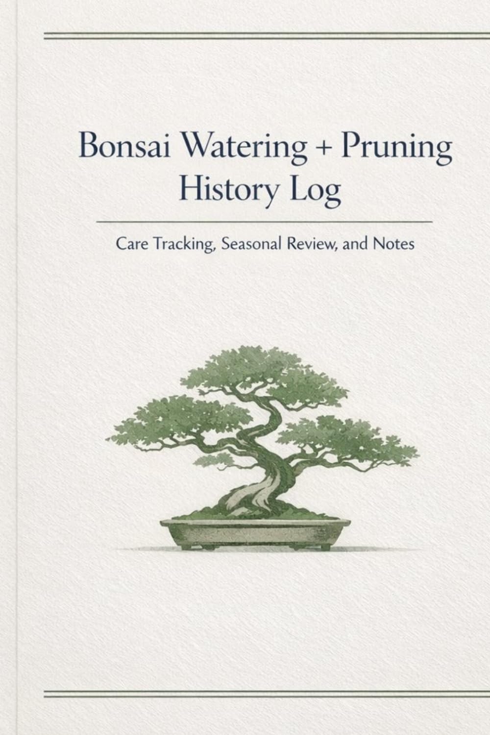 Bonsai Watering + Pruning History Log: Care Tracking, Seasonal Review, and Notes baixar livro de graça