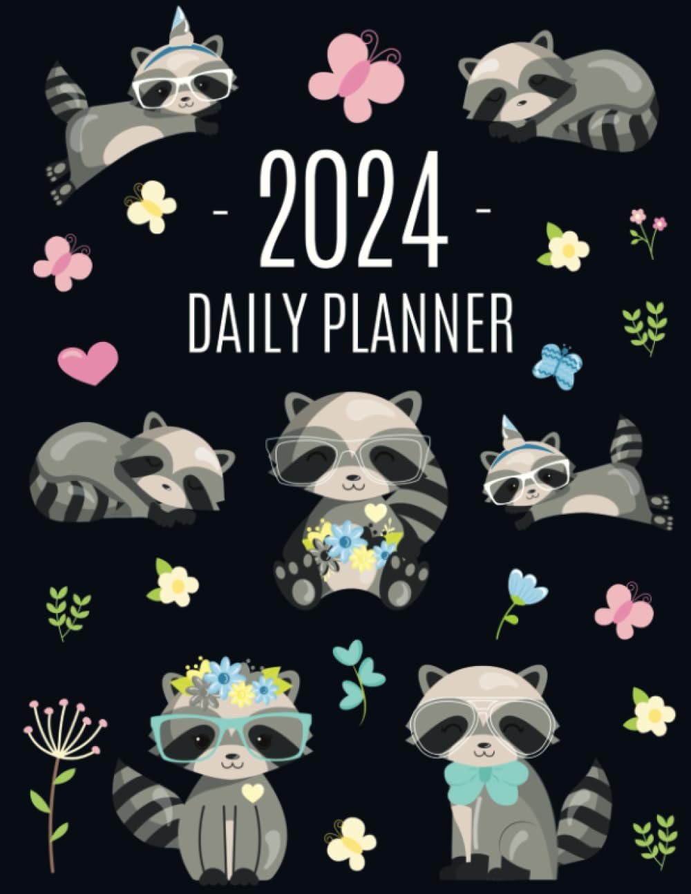 capítulo por capítulo baixar Raccoon Daily Planner 2024: Pretty Organizer for All Your Weekly Appointments | January–December Scheduler With Funny Forest Animal (12 Months)