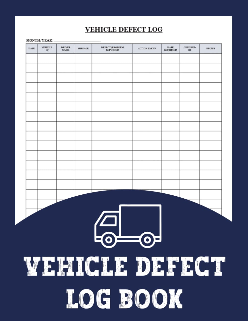 Vehicle Defect Log Book: Simple Fleet Maintenance Record for Reporting Vehicle Problems & Tracking Repairs baixar o livro de graça