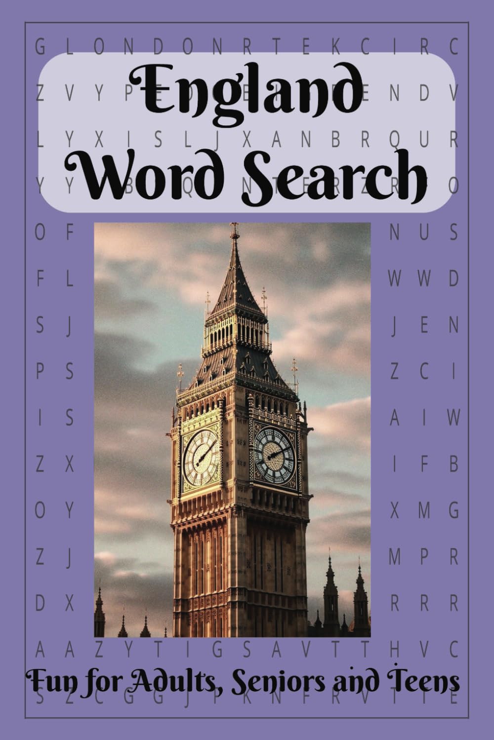 ler totalmente England Word Search Puzzle Book: Word Searches with Easy to Read Print about England, English Towns, and More/6x9 inches, 110 pages/50+Puzzles...Gifts, Vacations, Free Time