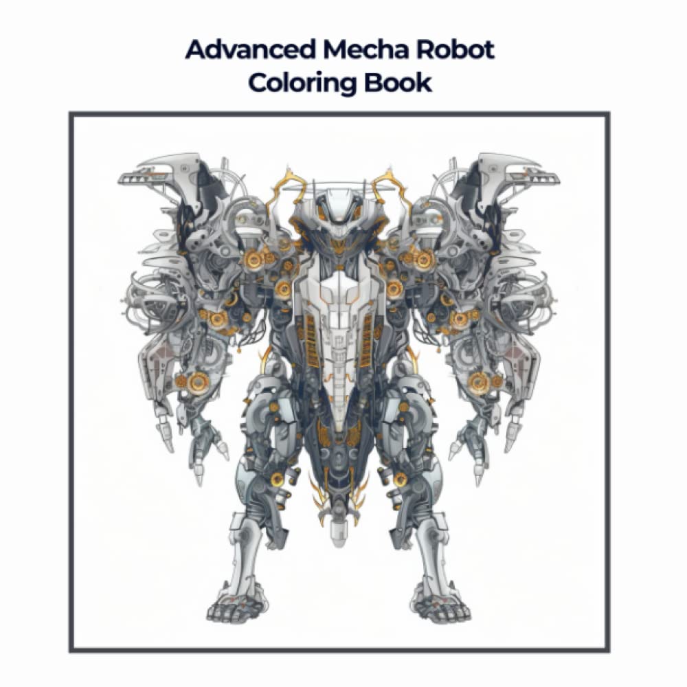 capítulo por capítulo baixar Advanced Mecha Robot Coloring Book: Manga Mecha Inspired Theme (ColoThat Coloring Books)