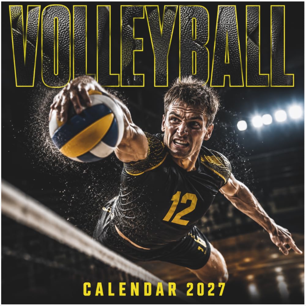 Volleyball Calendar 2027: 12 Months of Explosive Spikes, Epic Blocks, and High-Flying baixar livro de graça