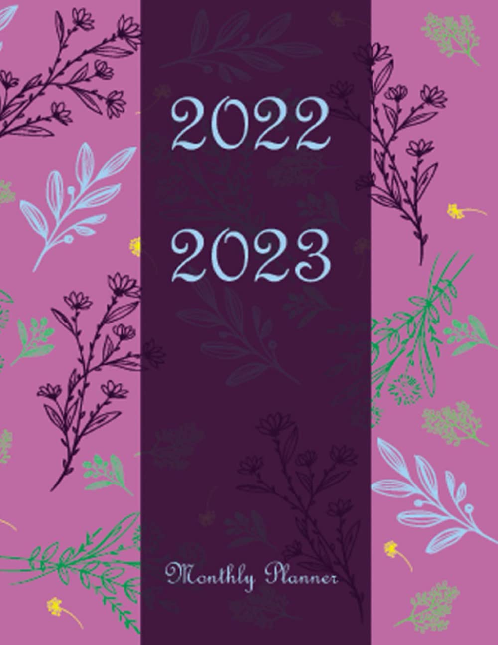 2022-2023 Monthly Planner: Large Two Year Planner with Floral and Purple Cover | 24 Months Planner | Jan 2022 - Dec 2023 Two Year Planner baixar livro de graça