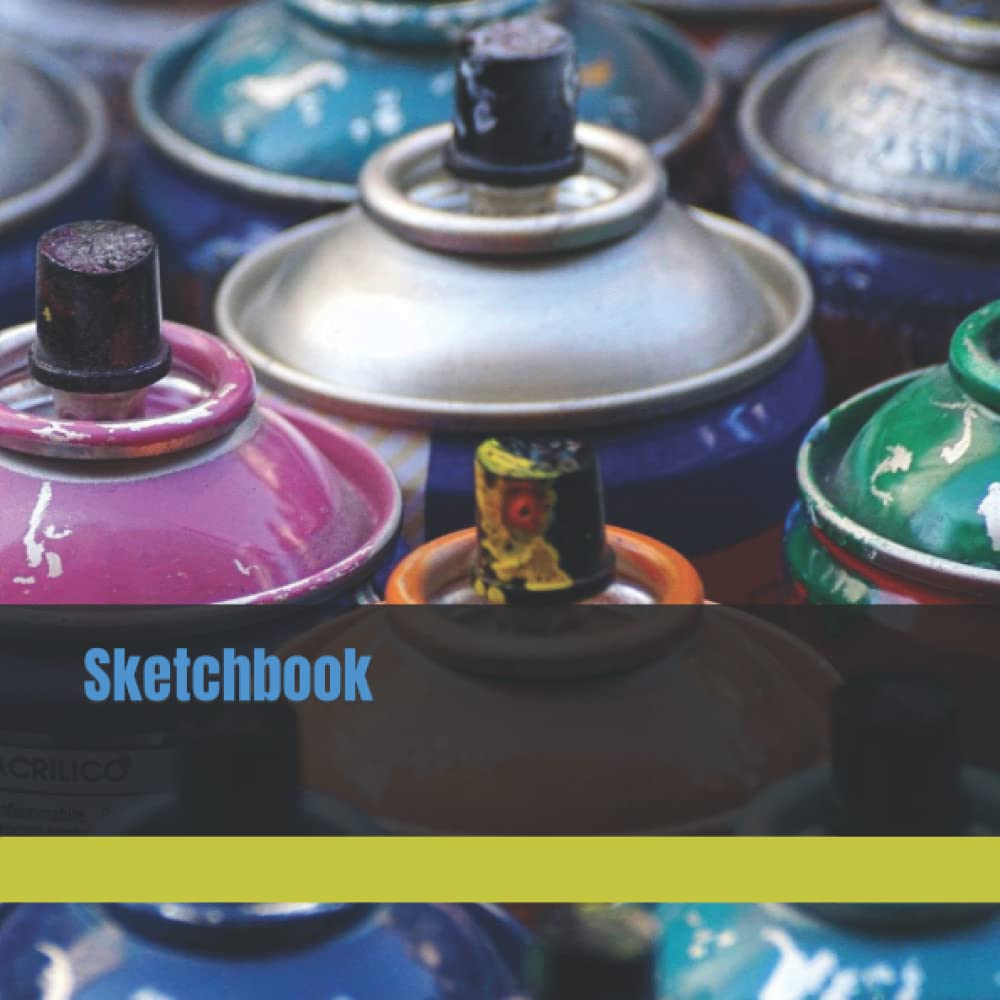 Sketchbook: 8.25x8.25 Graffiti Spray Cans Colorful Art Gifts Christmas Xmas Hanukkah Birthday Man Woman Boy Girl Teen Teacher baixar o livro de graça