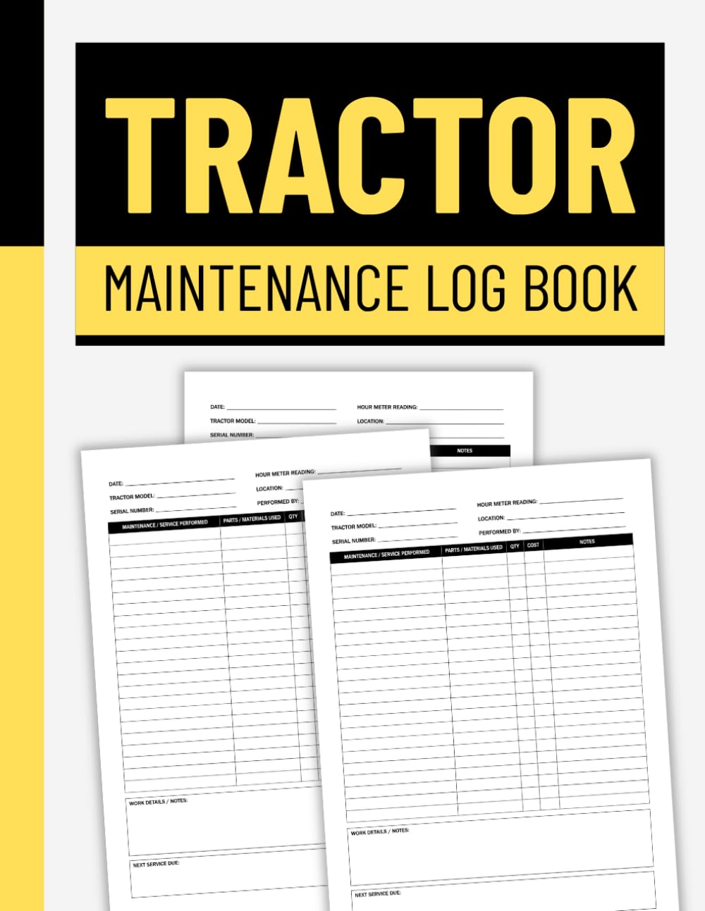 capítulo por capítulo baixar Tractor Maintenance Log Book