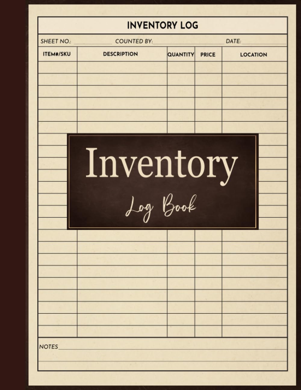 Inventory Log Book: Simple Inventory Book For Small Business Or Personal | Inventory Tracker Log Book | Inventory Log Sheets | Stock Record Book... Process with our Inventory Log Book baixar livro de graça