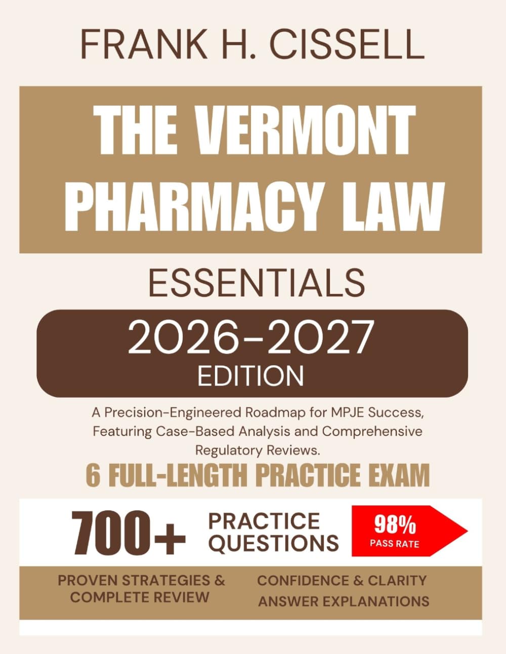ler totalmente The Vermont Pharmacy Law Essentials 2026-2027 Edition: A Precision-Engineered Roadmap for MPJE Success, Featuring Case-Based Analysis and Comprehensive Regulatory Reviews.
