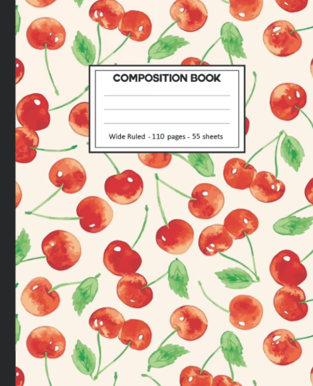 capítulo por capítulo baixar Composition Notebook: Cherries College Ruled: 110+ Lined Pages Writing Journal.