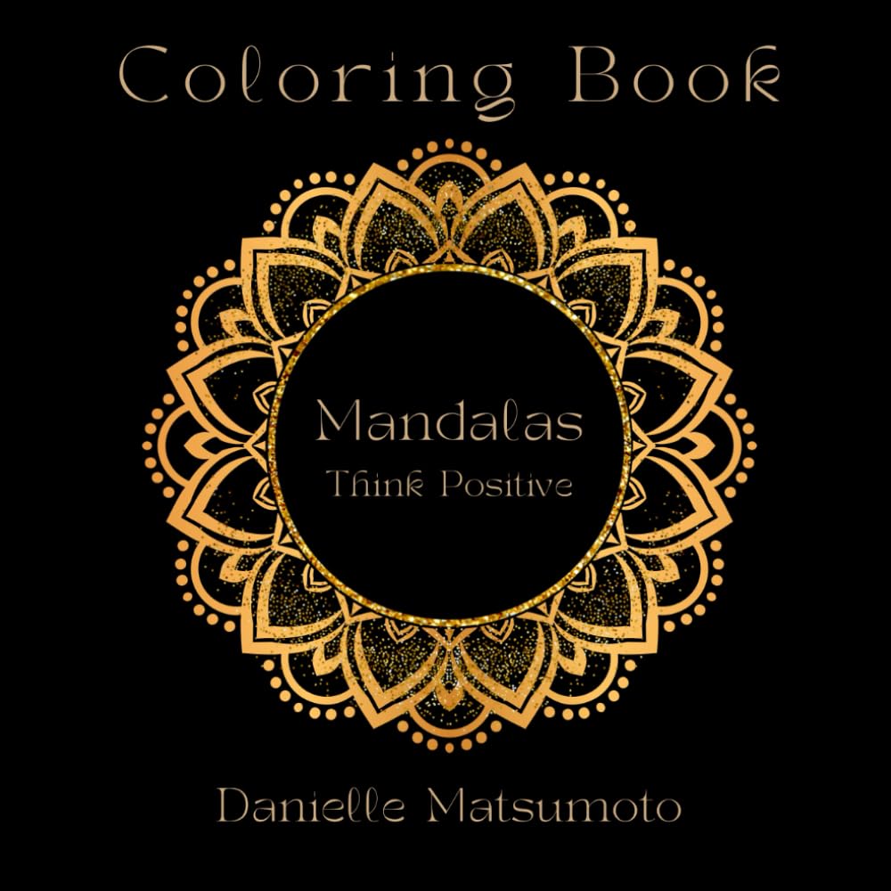 ler totalmente Mandalas Coloring Book: Think Positive (Portuguese Edition)