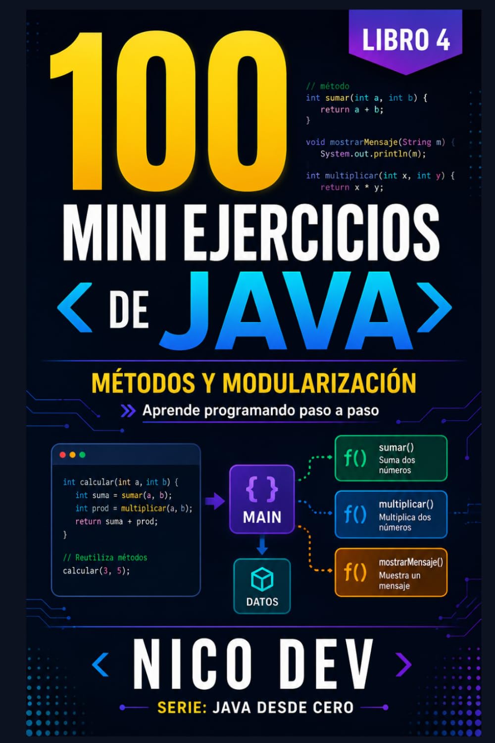 capítulo por capítulo baixar 100 Mini Ejercicios de Java: Métodos y Modularización: Aprende programando paso a paso