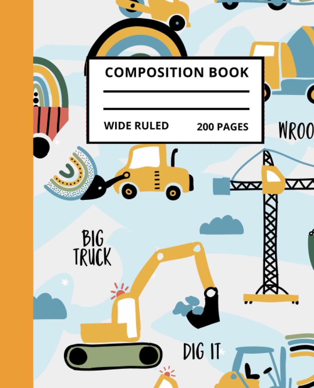 ler totalmente SITE ENGINEERS' COMPOSITION NOTEBOOK: 200 pages 7.5x9.25 Wide Ruled White Paper