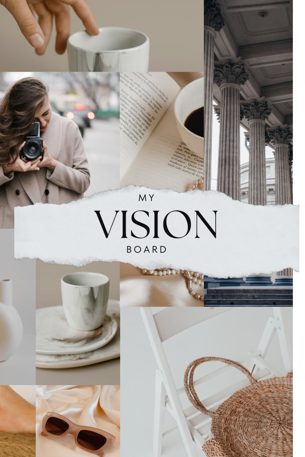 ler totalmente My Vision Board: A Creative Journal for Manifesting Dreams and Achieving Goals