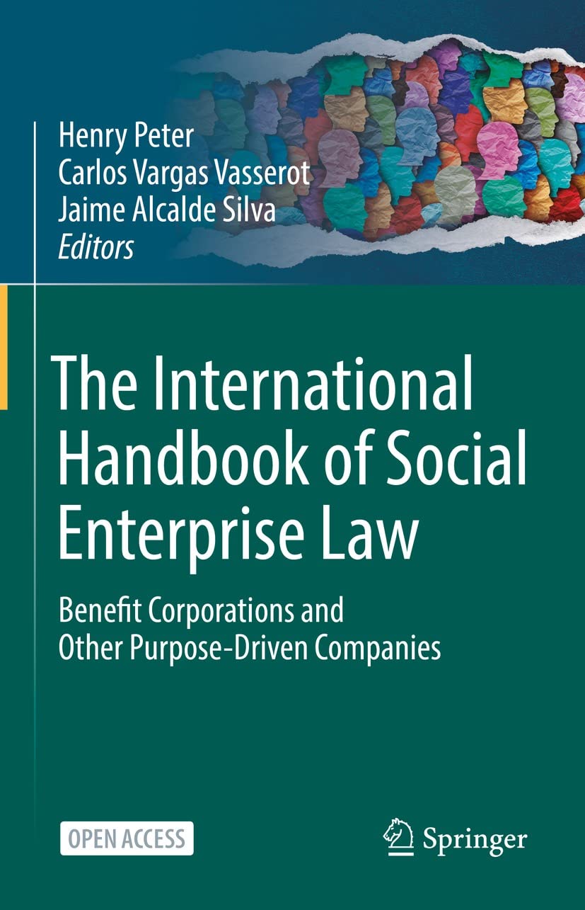 capítulo por capítulo baixar The International Handbook of Social Enterprise Law: Benefit Corporations and Other Purpose-Driven Companies (English Edition)