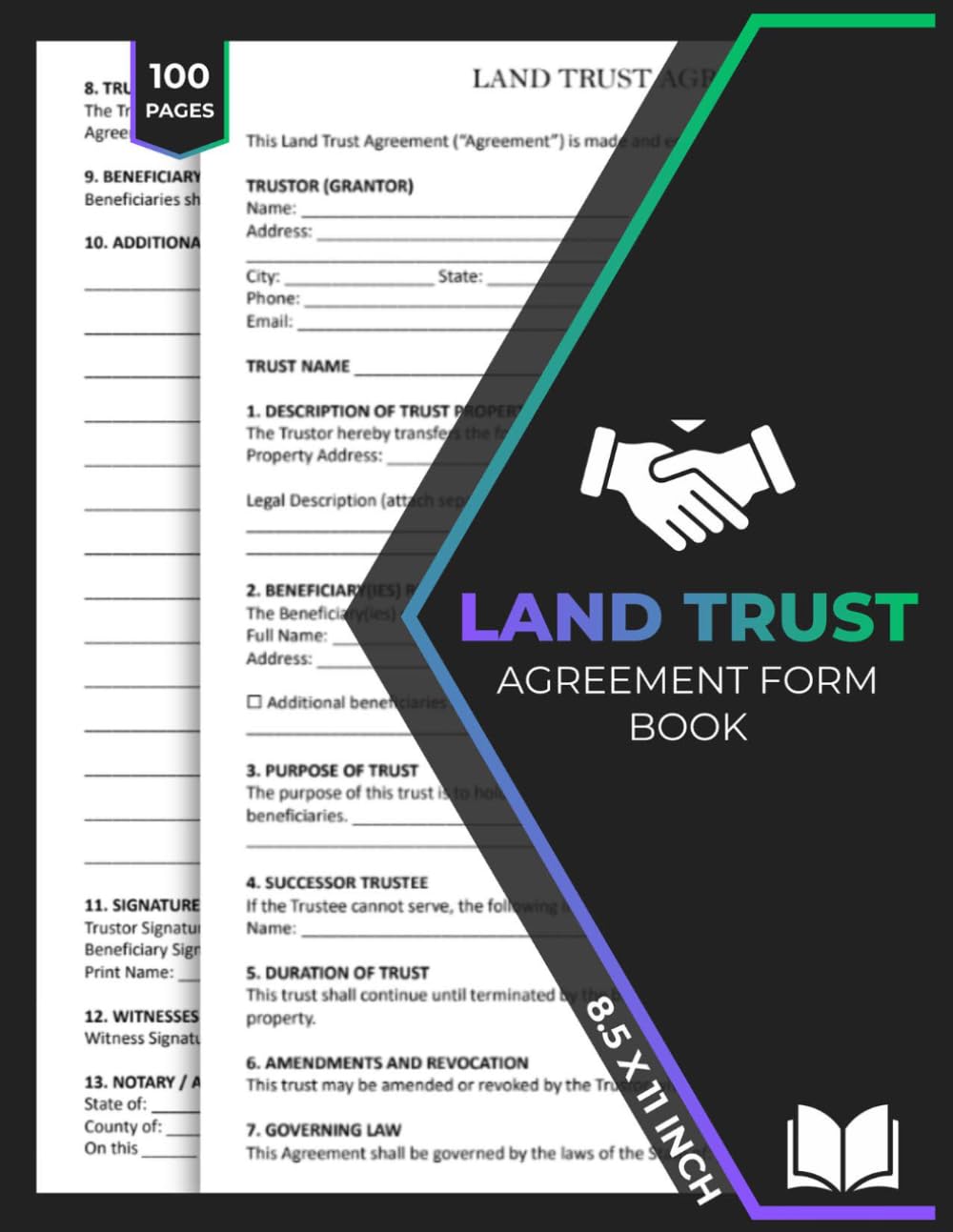 ler totalmente Land Trust Agreement Form Book: Protect Property Ownership and Simplify Real Estate Transfers | Beneficiary & Trustee Documentation | 50 Forms