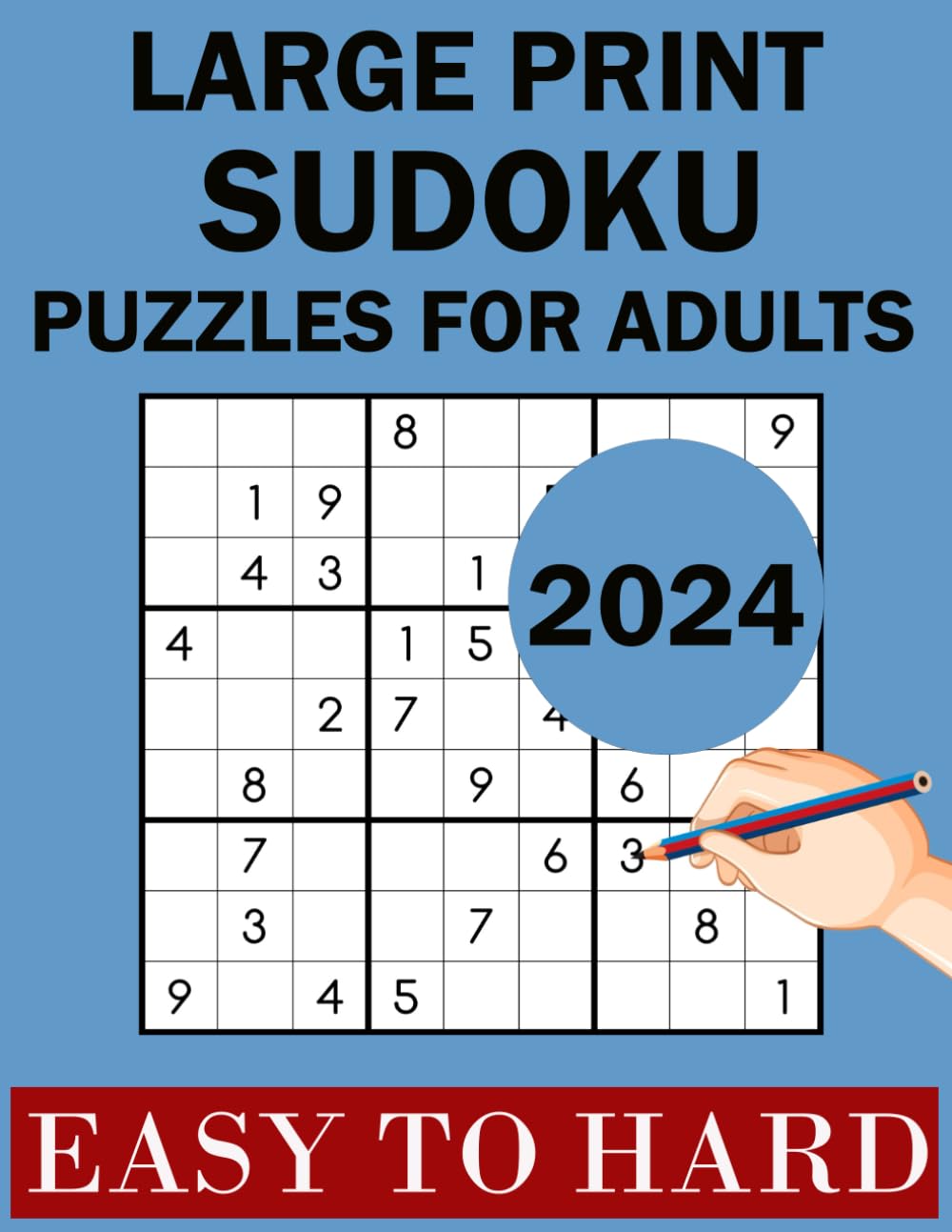 capítulo por capítulo baixar 2024 Large Print Sudoku Puzzles Book for Adults: Easy to Hard Sudoku Puzzles for Seniors With Full Solutions to Keep Your Brain Sharp