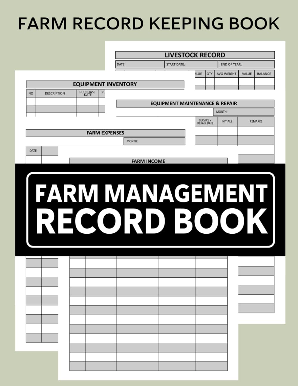 capítulo por capítulo baixar Farm Management Record Keeping Book: Farming Organizer Journal for Livestock Tracking, Equipment Inventory, Repairs, Income, and Expenses